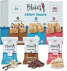 Blake’s Seed Based Crispy Treats – Variety Pack (24 Count), Vegan, Gluten Free, Nut Free & Dairy Free, Healthy Snacks for Kids or Adults, School Friendly, Low Calorie Soy Free Snack