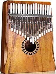 Newlam Kalimba Thumb Piano 17 Keys, Portable Mbira Finger Piano Gifts for Kids and Adults Beginners