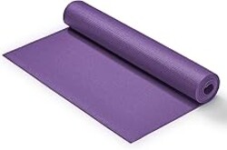Sunny Health & Fitness Non-Slip Yoga Mat – Durable, Anti-Tear, Lightweight, Cushioned Support for Yoga, Pilates, Stretching Exercises, Meditation and Floor Workouts | Multiple Sizes & Colors