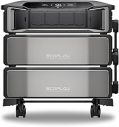 EF ECOFLOW 12kWh Power Station: DELTA Pro Ultra with Extra Battery, 120/240V 7200W AC Output, Lifepo4 Home Battery Backup Expandable to 90kWh, Solar Generator for Home Use, Emergency, Camping, RV