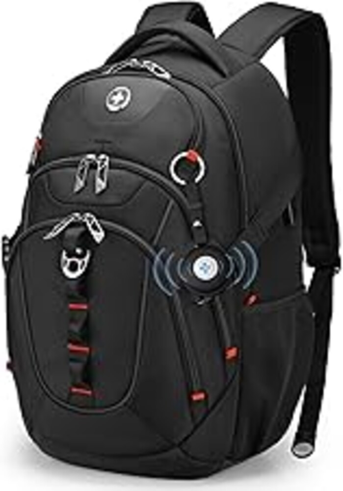 Swissdigital Laptop Backpack with USB Charging Port, Travel Backpack Fits 15.6 inches Computer, 31L Backpack for Men | SD8039508F-01