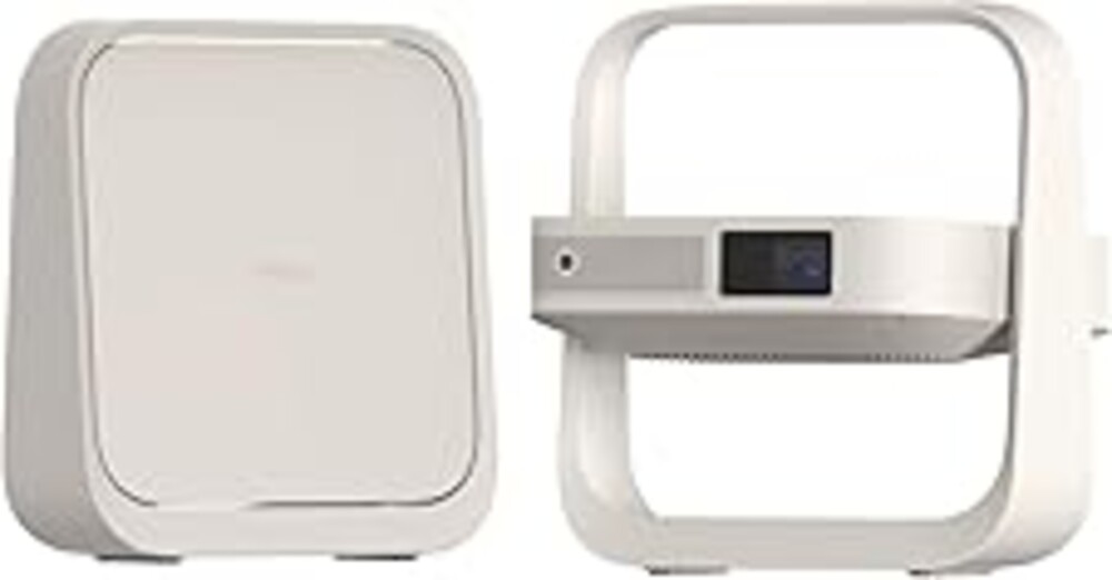 XGIMI Elfin Flip Portable Projector, 1080P Resolution Outdoor Projector, Licensed Netflix, Build-in Adjustable Stand, Lightweight and Compact Design, 400 ISO Lumens, Screen Adaption