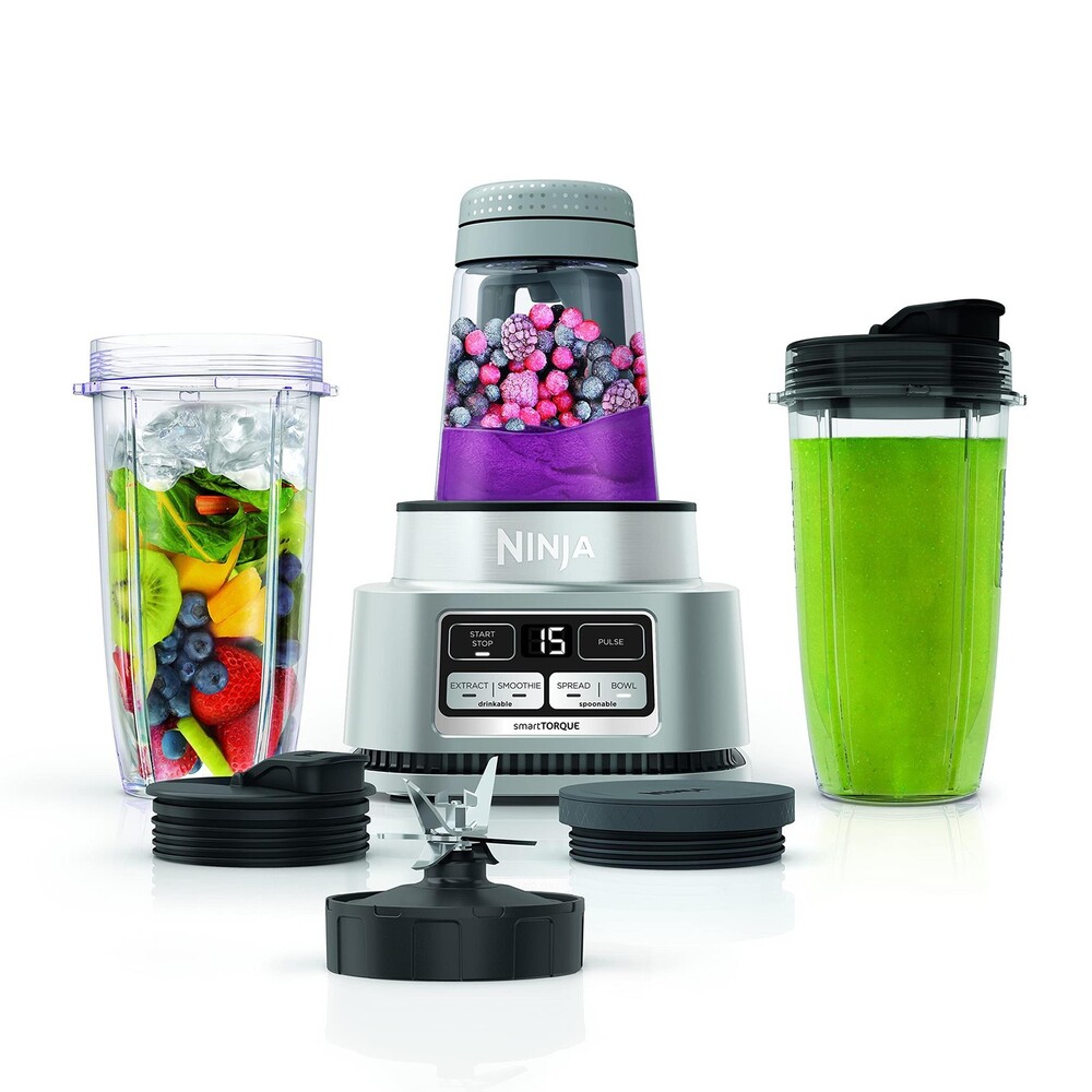 Ninja Foodi Blender | Personal Smoothie Maker, Mixer | Includes Hybrid Blades, (