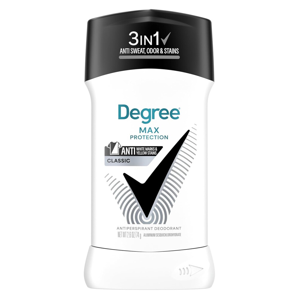 Degree Men UltraClear Antiperspirant Deodorant Black+White 72-Hour Sweat and Odor Protection Antiperspirant For Men With MotionSense Technology 2.7 oz