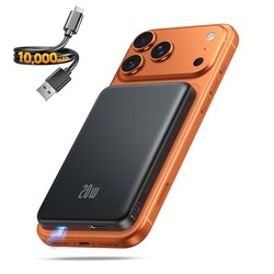 Portable Charger for Magsafe Power Bank - 10000mAh Magnetic Phone Charger, USB-C 20W PD Fast Charging, Slim Wireless Battery Pack for iPhone 17/16/15/14/13/12 Series, for Travel Cruise Essentials