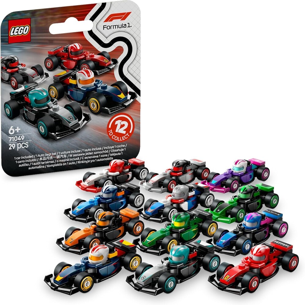 LEGO 71049 F1 Collectible Race Cars Random Set of 1 Race Car - Uus.
