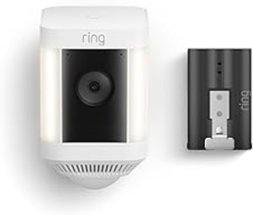 Ring Spotlight Cam Plus, Battery with extra Quick Release Battery