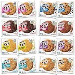 Lenny & Larry's Protein Cookie, Variety Pack – 8 Flavors – High Protein Snacks with 16g Plant Protein, 10g Fiber, Soft-Baked, Vegan, Non-GMO | 4oz, Pack of 16