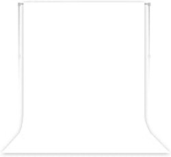 White Backdrop for Photoshoot, Professional Photo Backdrop Background Curtain for Product Photography, Portraits, Wedding, Party, Live Streaming Video Recording 5X7 FT
