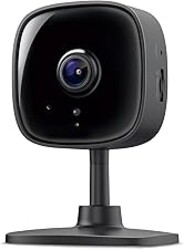 Tapo 1080P Indoor Wired Security Camera - Works as a Baby Monitor & Pet Camera, Motion Detection, 2-Way Audio, Siren, Night Vision, Subscription-Free Local Storage or Optional Cloud, C101