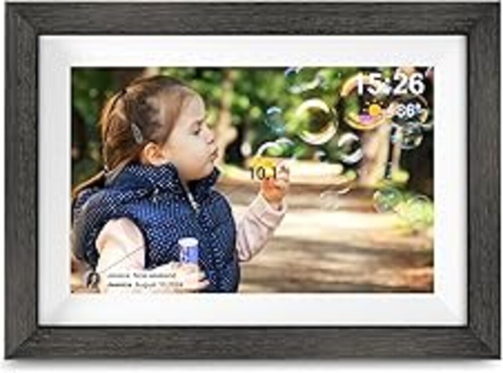 Frameo Digital Photo Frame,10.1 Inch WiFi Smart Digital Picture Frame with HD IPS Touch Screen,Auto-Rotate,Send Pictures from Anywhere via Frameo APP,Gifts for Mom