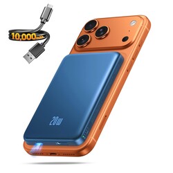 Portable Charger for Magsafe Power Bank - 10000mAh Magnetic Phone Charger, USB-C 20W PD Fast Charging, Slim Wireless Battery Pack for iPhone 17/16/15/14/13/12 Series, for Travel Cruise Essentials