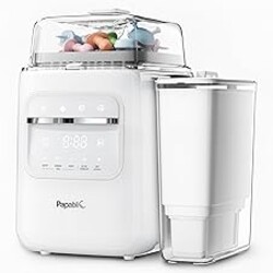Papablic SafeguardPlus Bottle Washer, Sterilizer &Dryer, Water Purification | 8 Bottles Capacity, 12-Min Fast Wash, 360° Deep Clean, Baby Bottle Washer for Bottles, Pump Parts, Baby Essentials