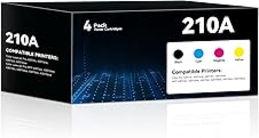 210A Toner Cartridges 4 Pack Compatible for hp 210A toner cartridges for HP Color Laserjet Pro MFP 4301fdw 4201dw 4201dn 4301fdn 4201dne 4201dwe 4301dw 4301dwe Printer(Black/Cyan/Yellow/Magenta)
