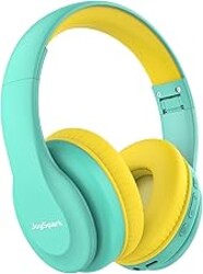 JoySpark Kids Bluetooth Headphones, Lightweight Wireless Headphones for Kids, 85/94dB Volume Limited, 60 Hours Playtime, Bluetooth 5.3, Over-Ear Toddler Headsets with Built-in Mic-Green