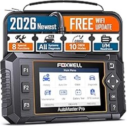 2026 FOXWELL NT624 Elite OBD2 Scanner Upgraded from NT614Elite & NT604Elite Code Reader, All-System OBD2 Scan Tool, 8 Advanced Reset Functions, AutoVIN, Live Data, Lifetime WiFi Free Updates