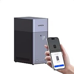UGREEN NAS DH2300 2-Bay Desktop NASync, Support Capacity 64TB (Diskless), Remote Access, AI Photo Album, Beginner Friendly System, 4GB RAM on Board,1GbE, 4K HDMI, Network Attached Storage(Diskless)