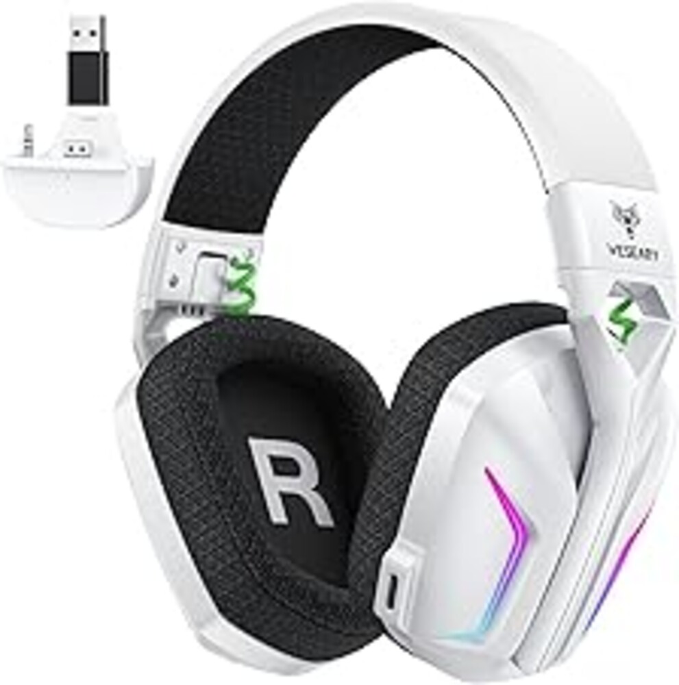 WESEARY Wireless Gaming Headset for Xbox Series X|S, 2.4GHz Ultra-Low Latency Headset with Noise Cancelling Mic for PC, PS5, PS4, Switch, Mac, 3D Surround Sound, Bluetooth 5.4, 50H Battery