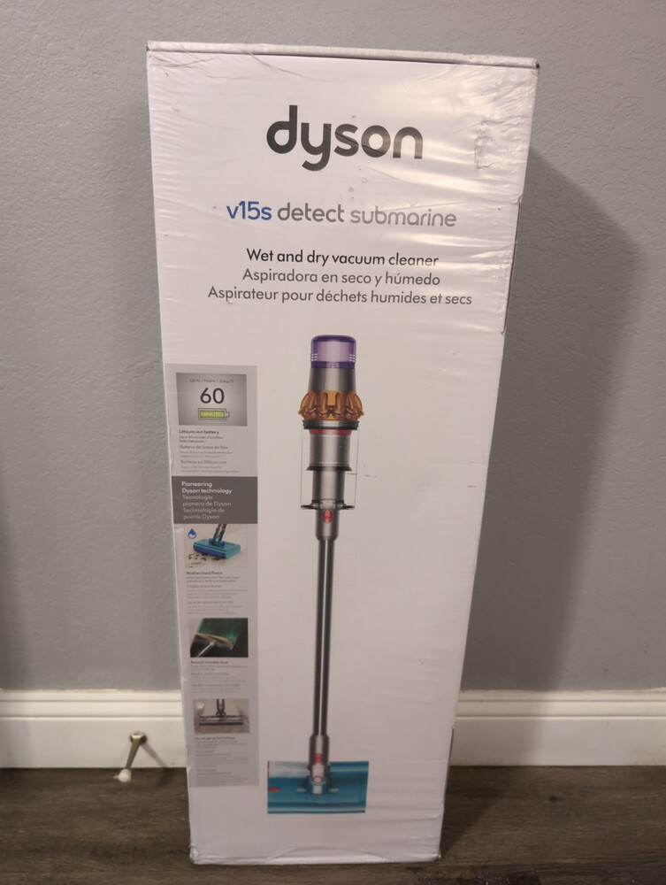 Dyson V15s Detect Submarine Mop Cordless Vacuum Wet & Dry Cleaner + Handheld