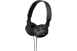 Sony ZX Series Wired On-Ear Headphones, Black MDR-ZX110