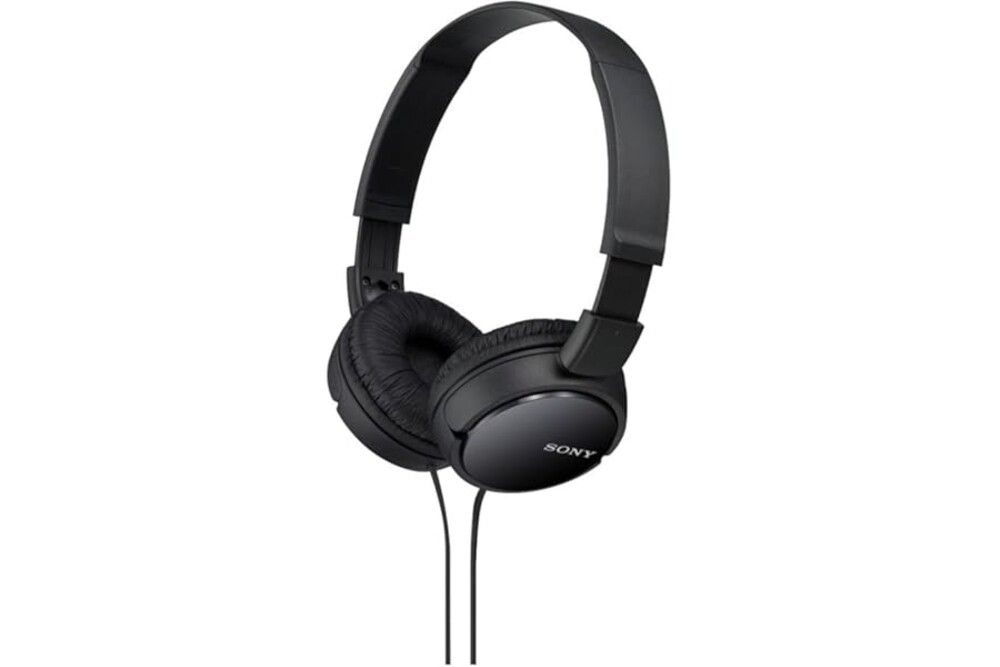 Sony ZX Series Wired On-Ear Headphones, Black MDR-ZX110
