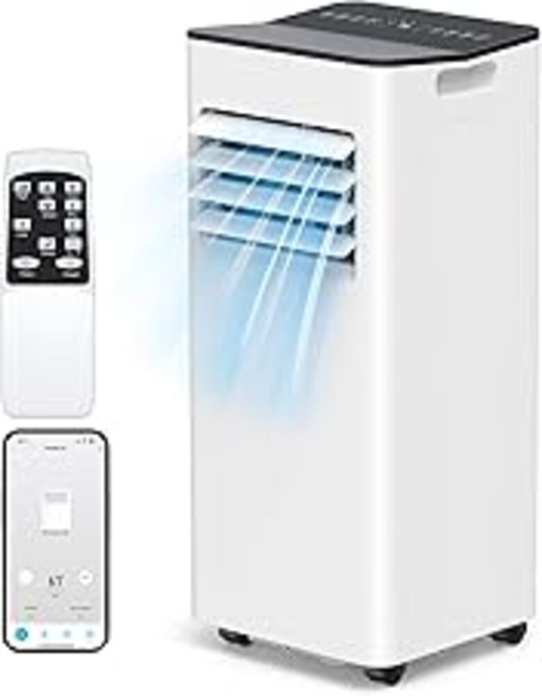 HoneyNov 16000 BTU Portable Air Conditioner for Large Rooms & Bedrooms up to 750 Sq.Ft, Ultra Quiet 40dB Smart WiFi AC, 5-in-1 Cooling with Dehumidifier, Fan, Sleep Mode & Timer