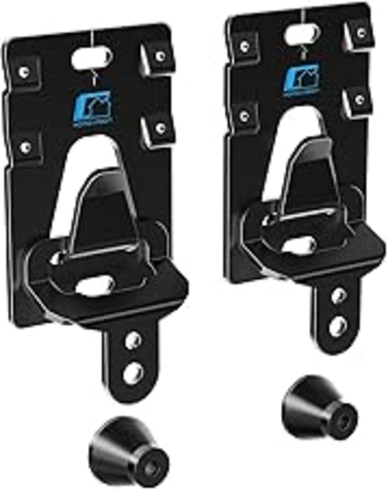HOME VISION No Stud/Studless TV Wall Mount Bracket for 26-100 Inch Flat/Curved Screens, Universal VESA, 200Lbs Capacity, Fits Drywall, Wood, Concrete, Brick, 1.18" Slim, Renter-Friendly, HV1402