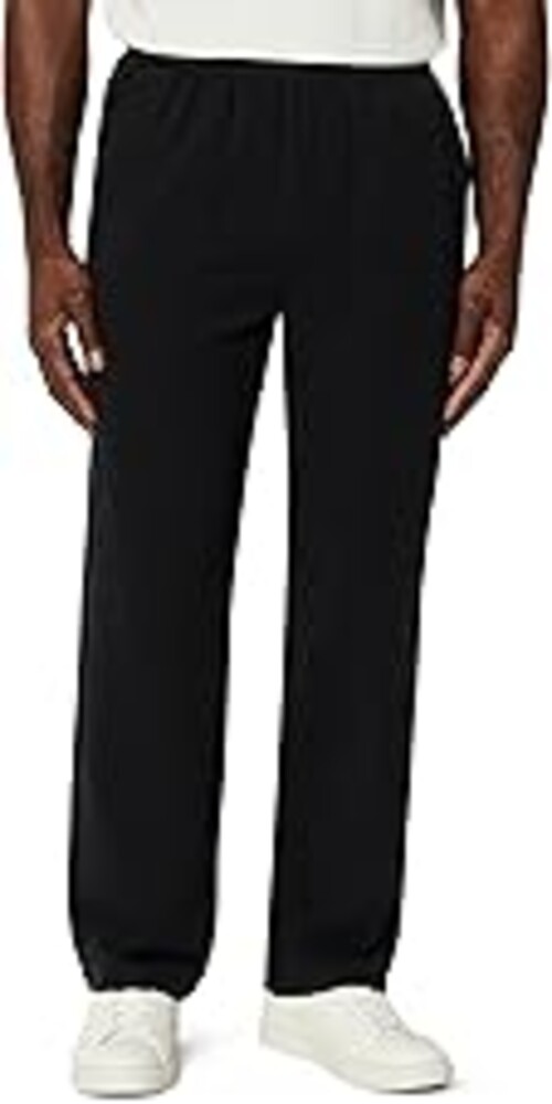 Amazon Essentials Men's Regular Fit French Terry Open Bottom Sweatpant
