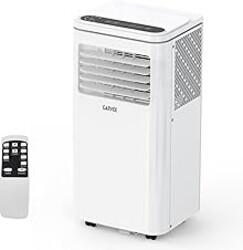 Garvee 8,000 BTU AC Unit, 3-in-1 Portable Air Conditioner with Cooling, Dehumidifier & Fan for Rooms up to 350 sq.ft, Remote Control, Sleep Mode, Timer & Window Kit