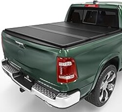 YITAMOTOR FRP Hard Tri-Fold Truck Bed Tonneau Cover Fits for Dodge Ram 1500 2009-2026 (Classic & New) 5.7 ft Bed Without Rambox