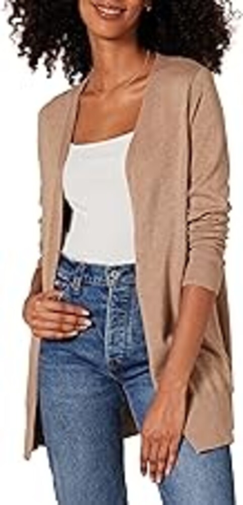 Amazon Essentials Women's Lightweight Long Sleeve Open-Front Cardigan Sweater (Available in Plus Size)