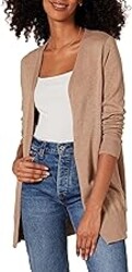 Amazon Essentials Women's Lightweight Long Sleeve Open-Front Cardigan Sweater (Available in Plus Size)