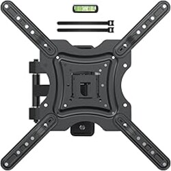 XVCAS Full Motion TV Wall Mount,vesa Monitor Mount Tv Brackets for 19-55 Inch LED LCD Flat Curved Screen TVs/Monitors,Universal Mount with Swivel and Tilt,Max VESA 400X400 mm, 66 lbs