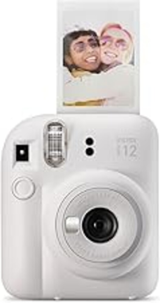 Fujifilm Instax Mini 12 Instant Film Camera, Clay White