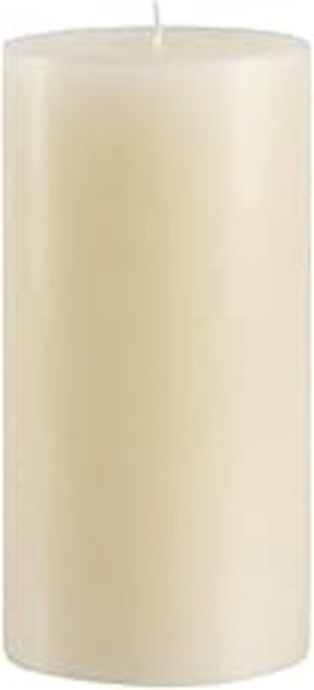 Mister Candle Non Scented Luxury 4 x 8 Pillar Candle, Hand Poured Ivory Unscented Candle for Home Decor, Premium Wax, Smokeless & Dripless, 160 Hour Burn Time