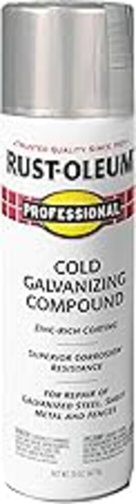 Rust-Oleum 7585838 Cold Gray Professional Galvanizing Compound Spray, 20 Oz