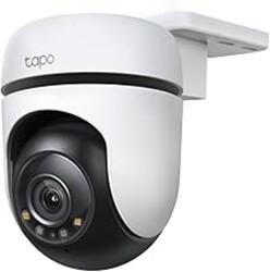 Tapo 2K Outdoor Wired Pan/Tilt Security Wi-Fi Camera, 360° View, Motion Tracking, Works w/Alexa & Google Home, Color Night Vision, Free AI Detection, Cloud & SD Card Storage(up to 512GB), Tapo C510W