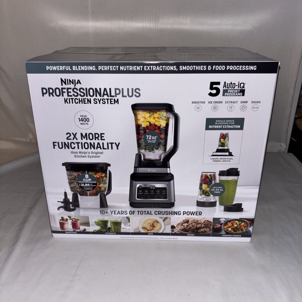 Ninja Professional Plus Kitchen System 1400W with Auto-iQ Complete Set