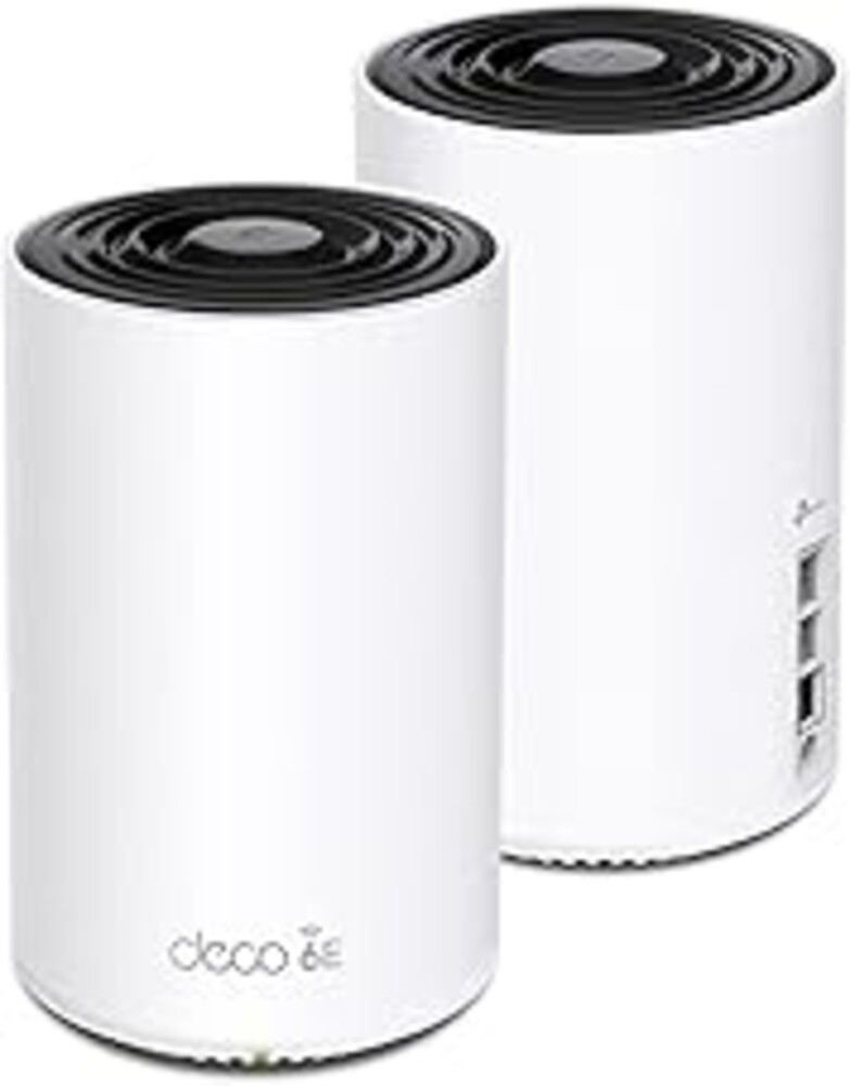 TP-Link Deco XE75 Pro AXE5400 Tri-Band WiFi 6E Mesh System - 2.5G WAN/LAN Port, Covers up to 5500 Sq.Ft, Replaces WiFi Router and Extender, AI-Driven Mesh, New 6GHz Band, 2-Pack