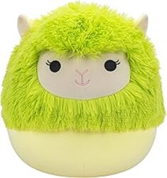 Squishmallows Original 14in Cavaleri The Lime Green Alpaca – Official Jazwares Plush (Large)