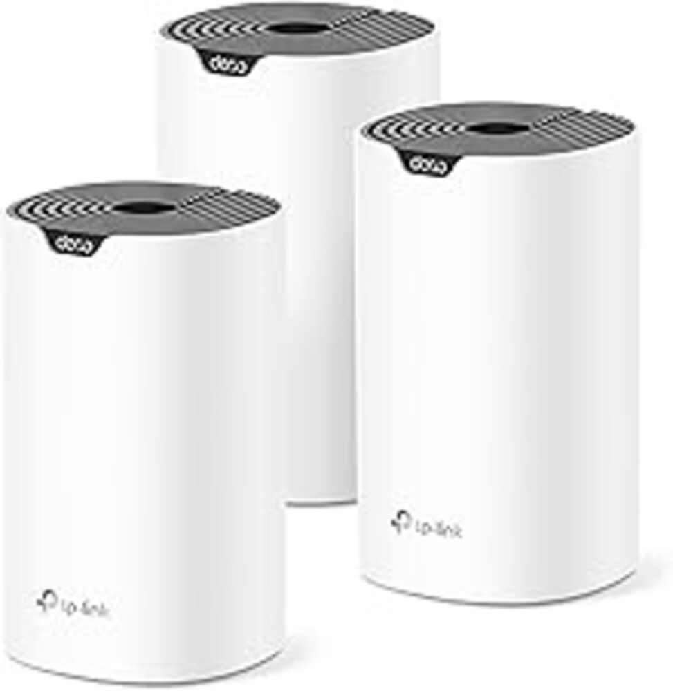 TP-Link Deco S4 Mesh AC1900 WiFi System - Up to 5,500 Sq.ft. Coverage, Replaces WiFi Router and Extender, Gigabit Ports, Works with Alexa, Deco S4(3-Pack)