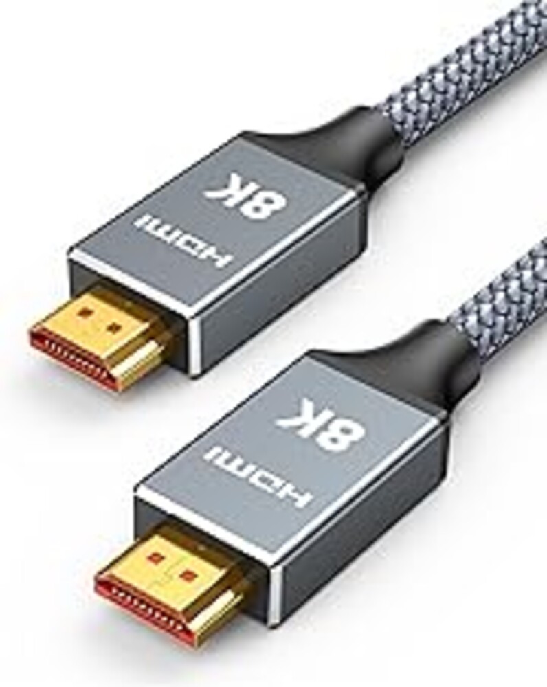 Capshi 75ft 8K 4K@120Hz HDMI Cable Long, Fiber Optic 48Gbps High Speed Cord for PS5/4, TV, Gaming Console, Monitor, 8K@60Hz, 2K@240Hz, 144Hz, Support HDR, eARC, DTS:X, HDCP 2.2 & 2.3, Grey