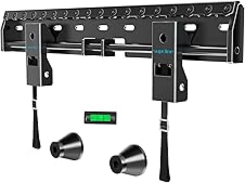 Supcline No Stud TV Wall Mount for 26-65 Inch TV up to 154 lbs, No Drill & Non Damage Drywall Studless TV Mount, Max VESA 400x400mm, Dry Wall Flat Screen Easy Install Wall Mount tv Bracket
