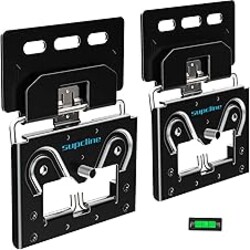 Ultra Slim TV Wall Mount Compatible with 14"-80" Flat & Frame TVs Only, 0.3" Micro-Gap Low Profile TV Mount, Minimalist Look, Blends Any Interior, Hold up to 100Lbs