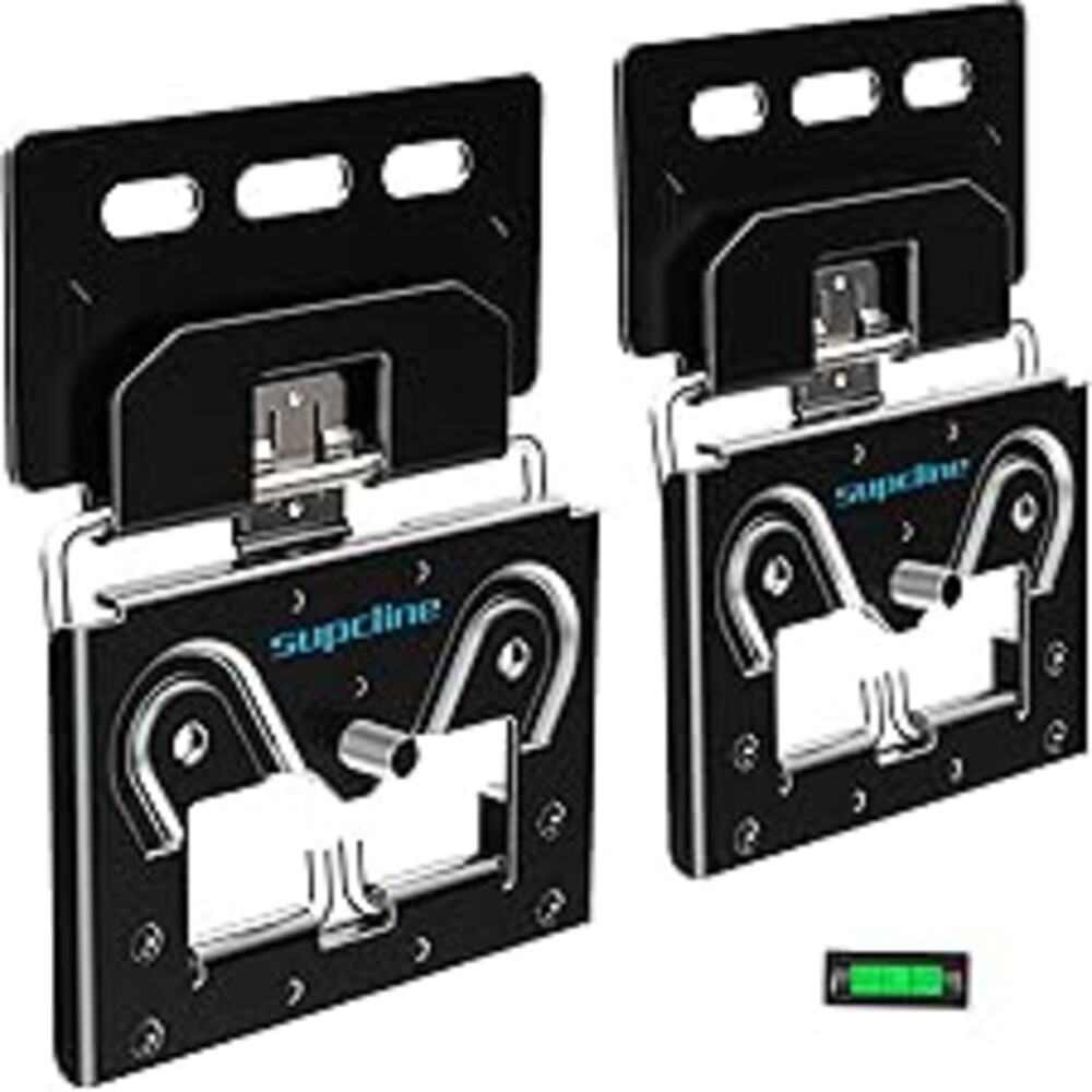 Ultra Slim TV Wall Mount Compatible with 14"-80" Flat & Frame TVs Only, 0.3" Micro-Gap Low Profile TV Mount, Minimalist Look, Blends Any Interior, Hold up to 100Lbs