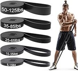 Pull Up Bands, Resistance Bands Set, Exercise Workout Bands for Men & Women, Ideal for Body Stretching, Physical Therapy and Muscle Training