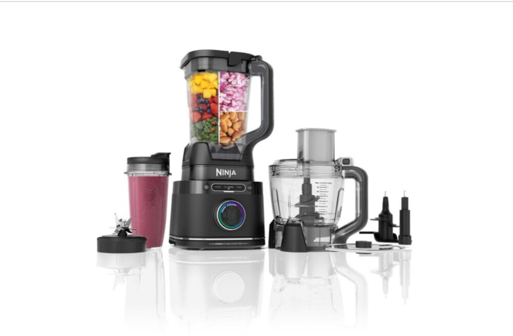 Ninja Detect Kitchen System Power 72 Oz. 10-Speed Black Blender Plus Processor