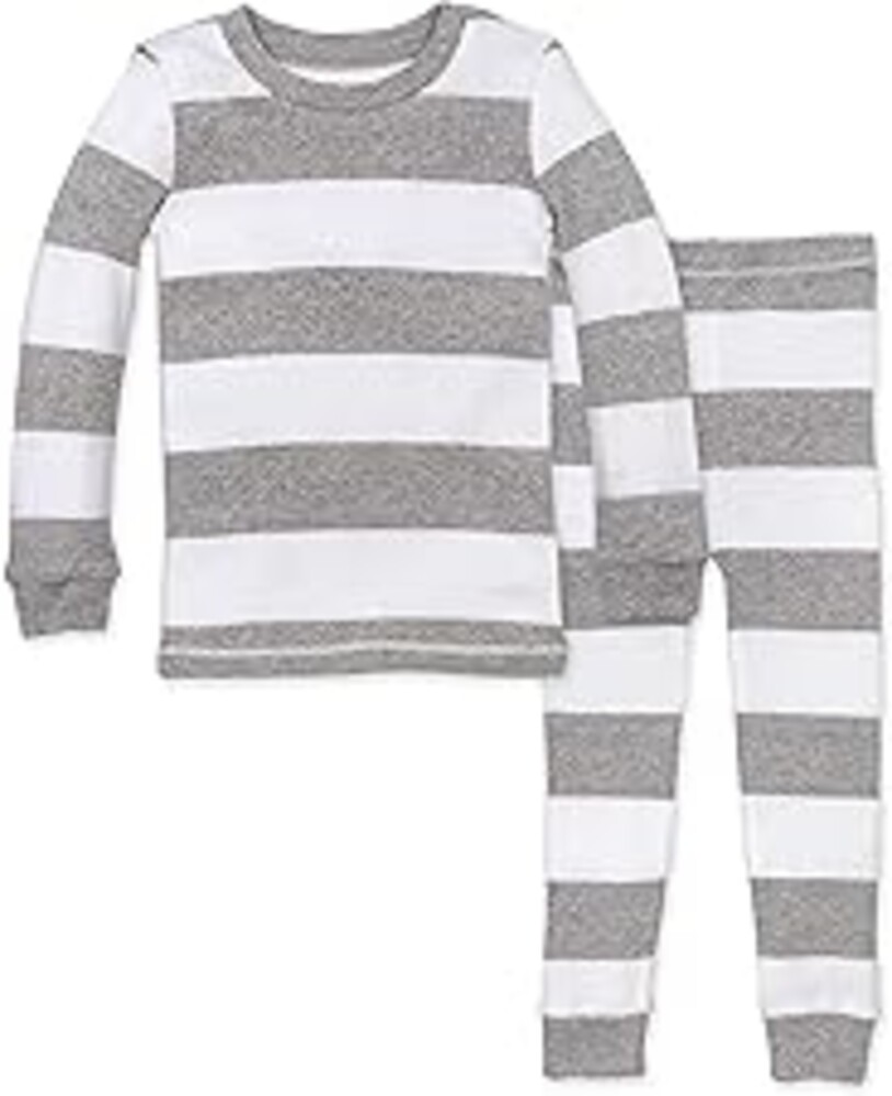 Pajamas, 2-Piece Long Sleeve Tee and Long Pant Cotton PJ Set, Sizes 12 Months to 12 Years