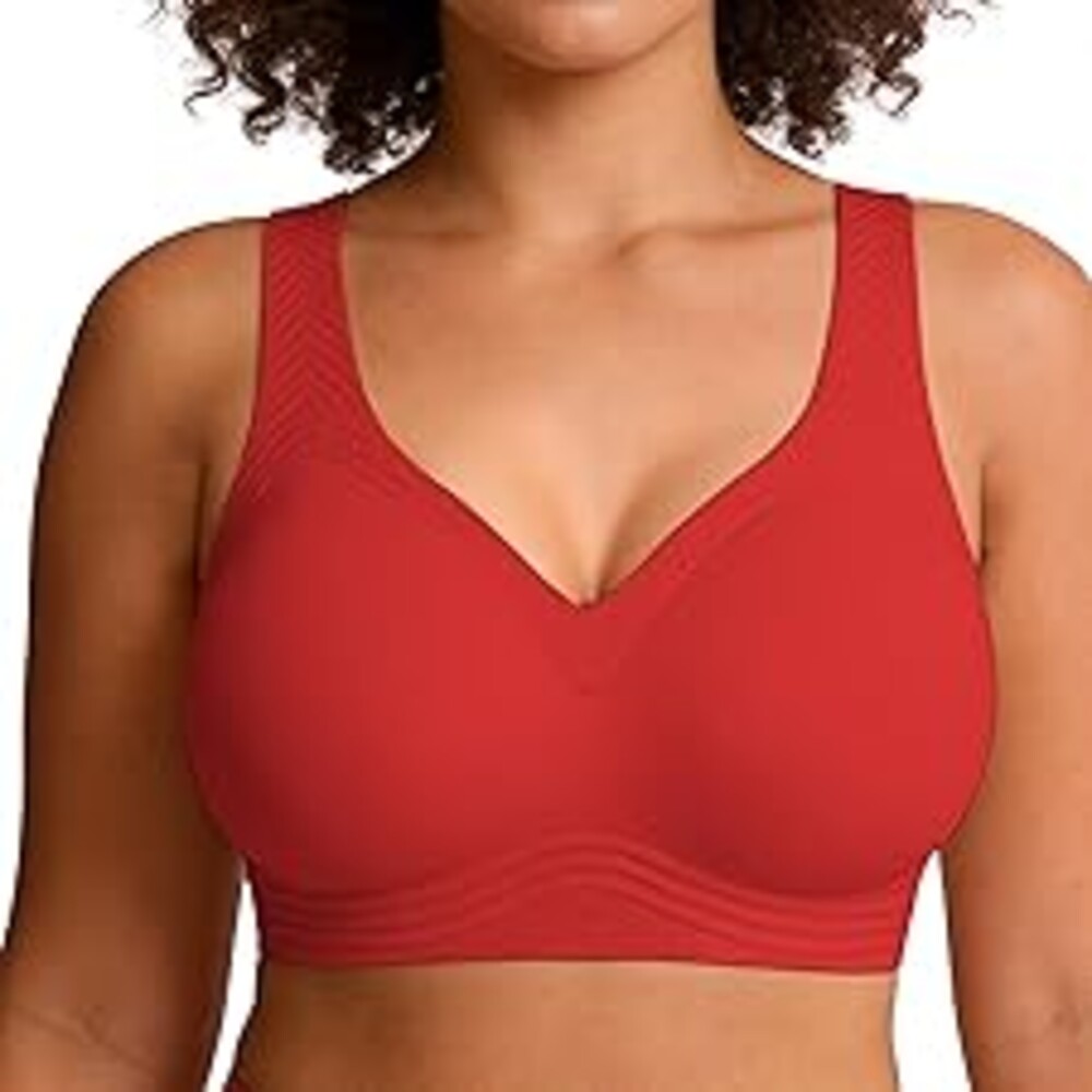 Soft Intention Jelly Wireless Bra Seamless Push Up Full Coverage Supportive Everyday Sport T-Shirt Bra Regular & Plus Size