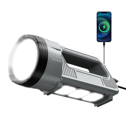 ErayLife Camping Lantern Rechargeable - 6 Mode IPX4 Flashlight Comes with USB Cable, Strap Included Portable Bright Camping Light for Emergency, Outdoor Hiking, Power Outages